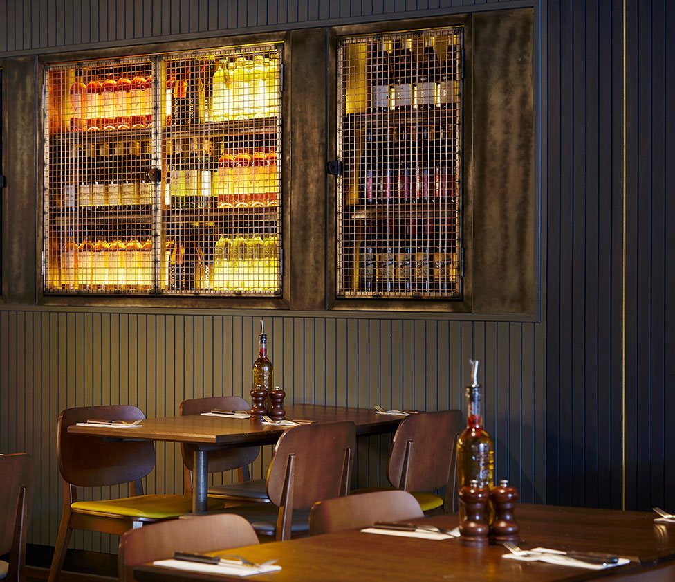 Interior of Wildwood York restaurant - cosy ambiance with rustic decor
